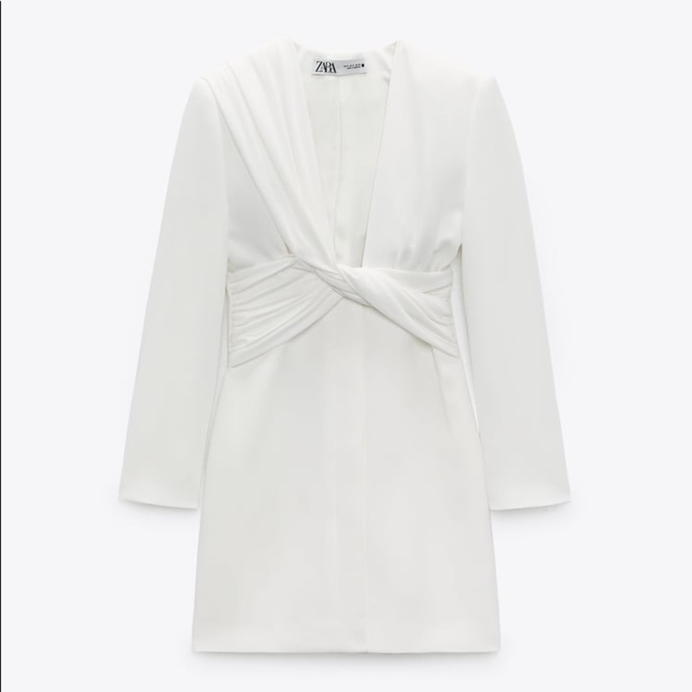 Zara White Mini Dress